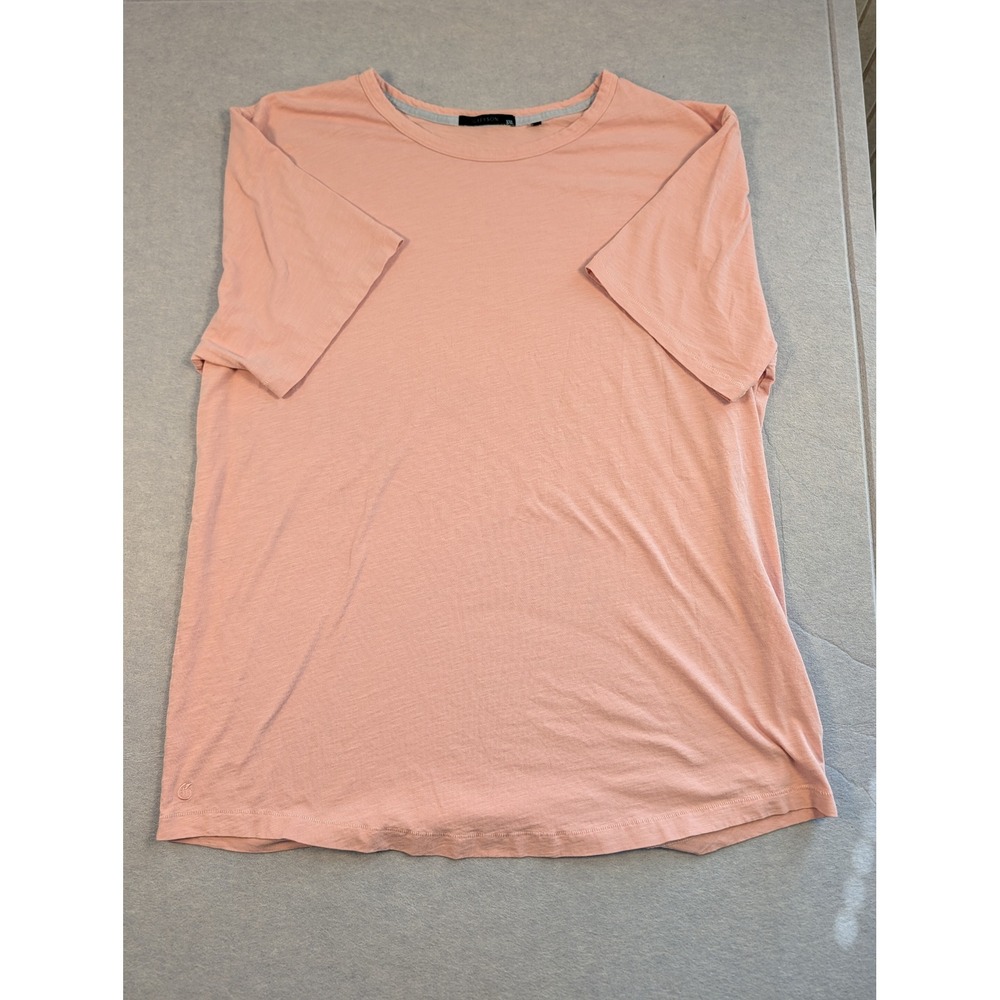 Greyson T-Shirt Mens XXL Pink Short Sleeve Slub Cotton Crewneck Excellent